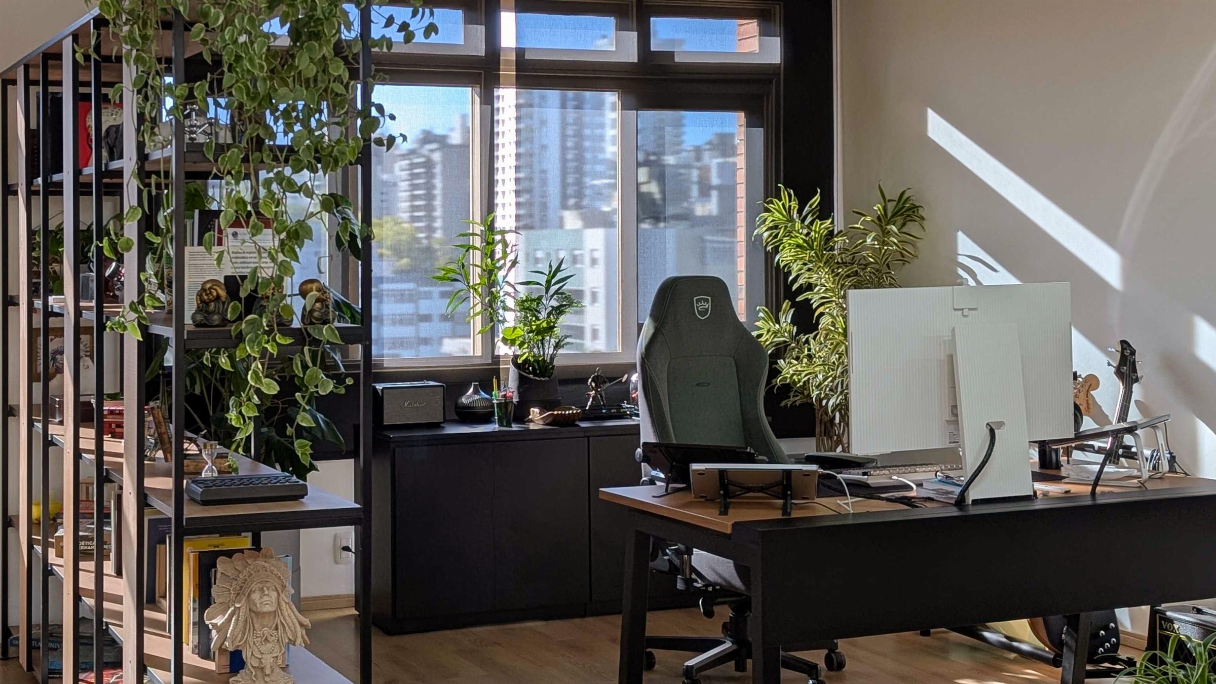 Workstations at the PureCode IT office